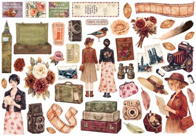Stamperia Ephemera Pack - Our Way