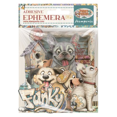 Stamperia Ephemera Pack - Furry Friends 2