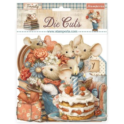 Stamperia Assorted Die Cuts - Family