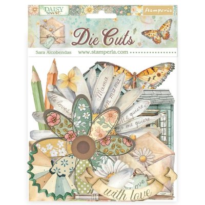 Stamperia Assorted Die Cuts - Daisy Art