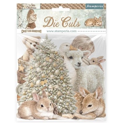 Stamperia Assorted Die Cuts - White Christmas
