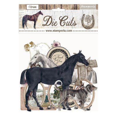 Stamperia Die Cuts - Romantic Horses