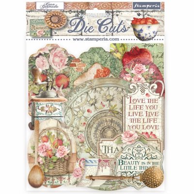 Stamperia Die Cuts - Casa Granada