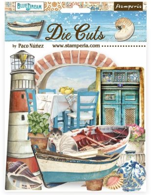 Stamperia Die Cuts - Blue Dream