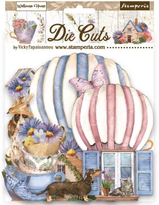 Stamperia Die Cuts - Create Happiness Welcome Home
