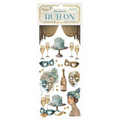 Stamperia 4”x8,5” Rub-On Pack - Masks