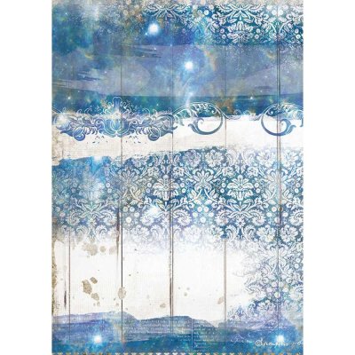 Stamperia A4 Rice Paper Sheet - Romantic Sea Dream Texture