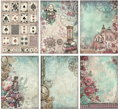 Stamperia A4 Rice Paper Selection - Master of Magic (6 sheets)