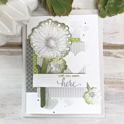 Hero Arts Paper Layering Dies - Dandelion (6 dies)
