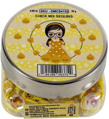 Dress My Craft Sequins - Chick Mix (25g)