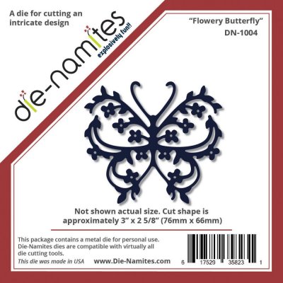 Die-Namites Dies - Flowery Butterfly