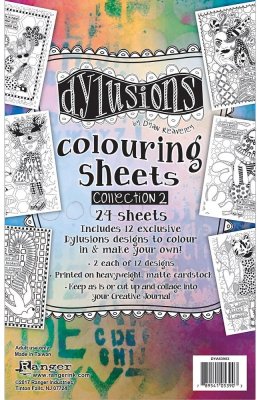 Dyan Reaveleys Dylusions Coloring Sheets #2