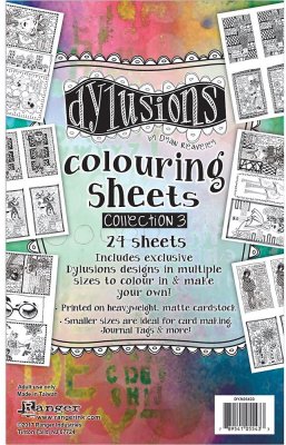 Dyan Reaveleys Dylusions Coloring Sheets #3
