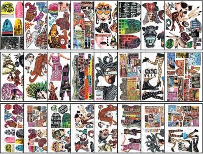 Dyan Reaveleys Dylusions 8.5"x11" Collage Sheets - Set 2 (24 sheets)