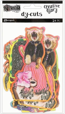 Dyan Reaveley's Dylusions Creative Dyary Die Cuts - Set 6 (24 pack)