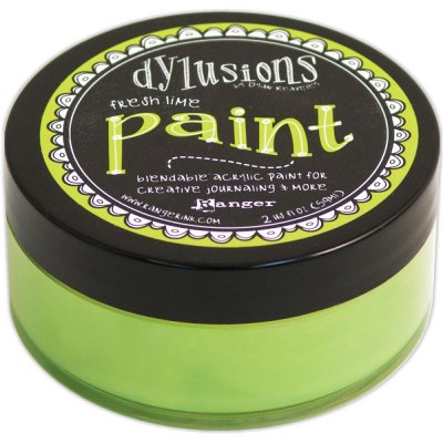 Dylusions Blendable Acrylic Paint - Fresh Lime (59 ml)