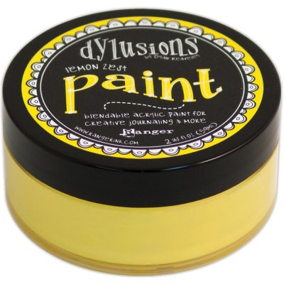 Dylusions Blendable Acrylic Paint - Lemon Zest (59 ml)