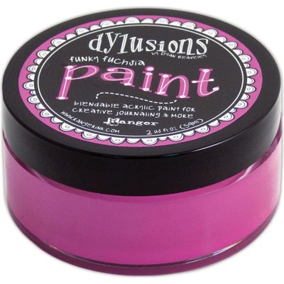 Dylusions Blendable Acrylic Paint - Funky Fuchsia (59 ml)