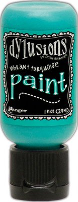 Dylusions Acrylic Paint - Vibrant Turquoise (29 ml)