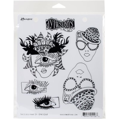Dyan Reaveley´s Dylusions Cling Stamp Collections - The Eyes Have It