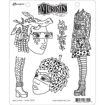 Dyan Reaveleys Dylusions Cling Stamp Collections - Nuts In May