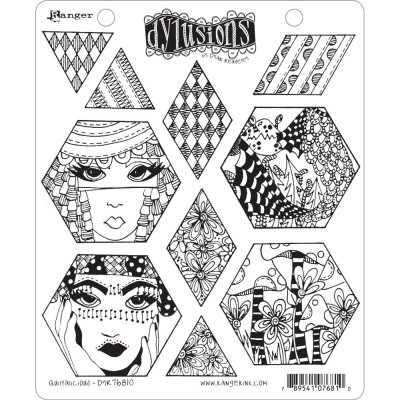 Dyan Reaveley´s Dylusions Cling Stamp Collections - Quiltalicious