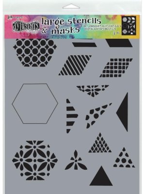 Dyan Reaveleys Dylusions 9"x12" Stencils - 1.5" Quilt