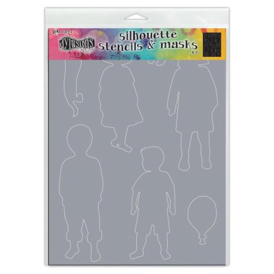 Dyan Reaveleys Dylusions 9"x12" Stencils & Masks - Grandkids