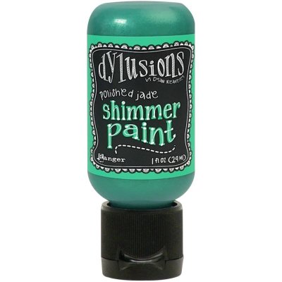 Dylusions Shimmer Paint - Polished Jade (29 ml)