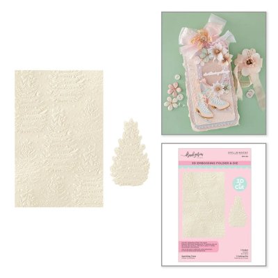 Spellbinders 3D Embossing Folder - Sparkling Trees by Frank Garcia