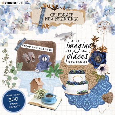 Studio Light Die Cut Block - Celebrate New Beginnings nr.666