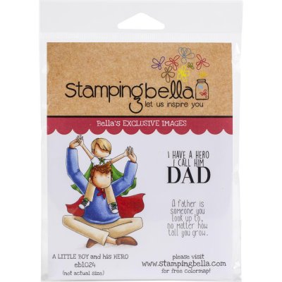 Stamping Bella Cling Stamps - A Little Boy & His Hero