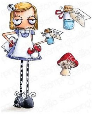 Stamping Bella Cling Stamps - Oddball Alice In Wonderland