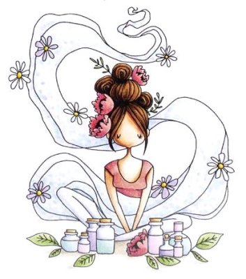Stamping Bella Cling Stamps - Curvy Girl Loves Essential Oils
