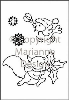 Marianne Design Elines Clear Stamp Set - Hurry Home