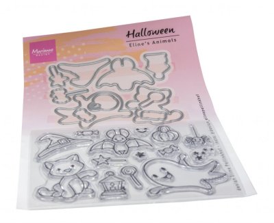 Marianne Design Collectables Stamp & Die Set - Eline's Animals Halloween