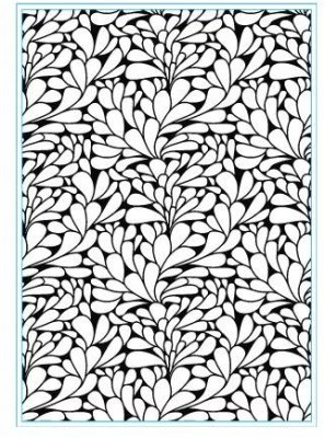 Elizabeth Craft Embossing Folder - Swirly Curves