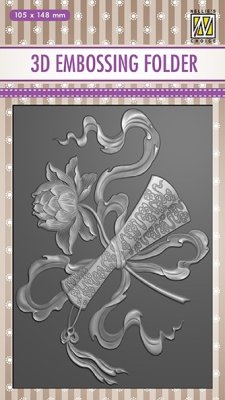 Nellies Choice 3D Embossing Folder - Diploma