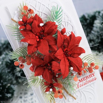 Elizabeth Craft Metal Dies - Poinsettia