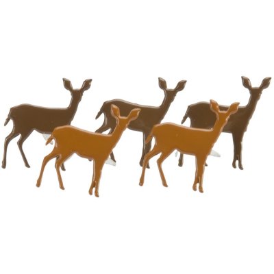 Eyelet Outlet Shape Brads - Deer (12 pack)