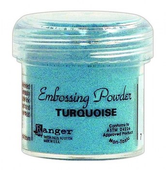 Ranger Embossing Powder - Turquoise