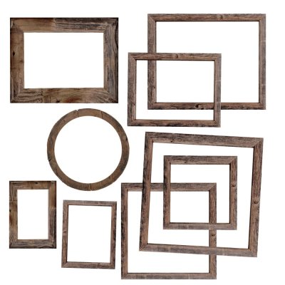FÖRBESTÄLLNING! 49 And Market Chipboard Set - Frames, Evergreen Season