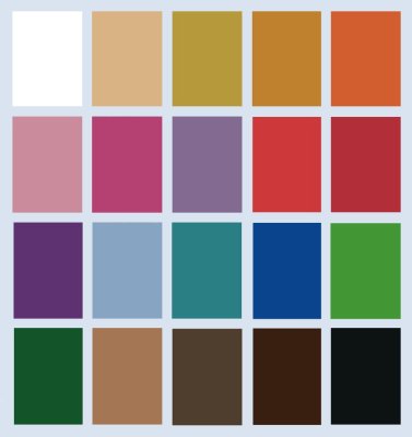 EVA Foam Sheets A4 (mossgummi) Selection (20 sheets)
