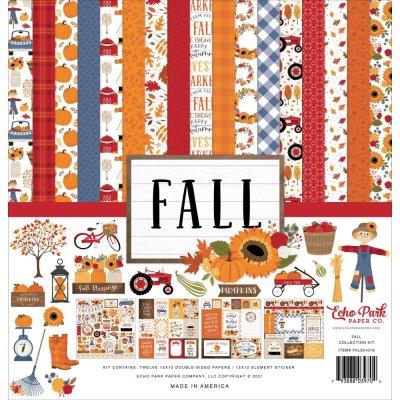 Echo Park 12"x12" Collection Kit - Fall (13 sheets)