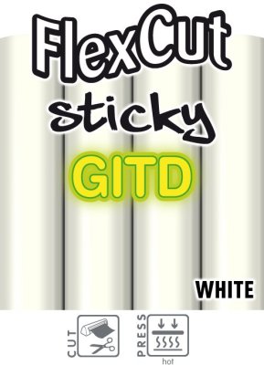 Flexcut Heat Transfer Sticky Glow In The Dark Sheet (32 x 150cm)