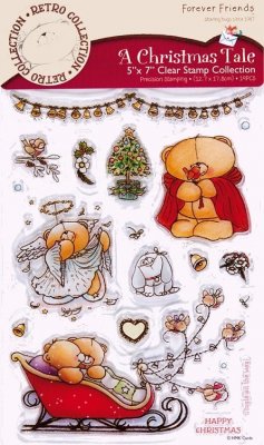 FOREVER FRIENDS CLEAR STAMP SET - A CHRISTMAS TALE (CHRISTMAS BELLS)