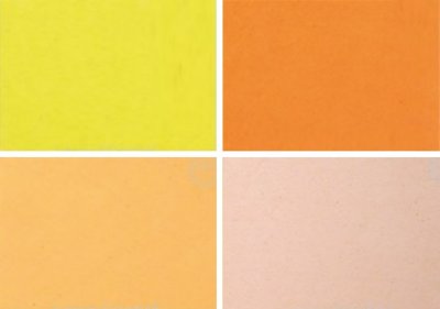 Lecrea A4 Flower Foam Pack - Bright yellow, Orange, Mustard, Salmon (8 sheets)