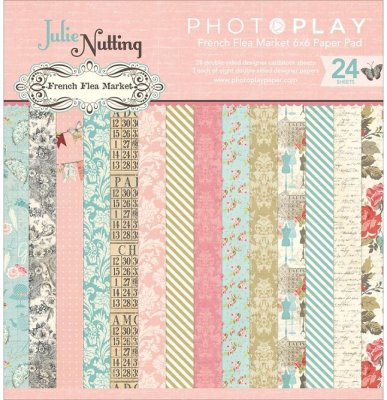 Photo Play 6”x6” Paper Collection Pack - French Flea Market (24 sheets)