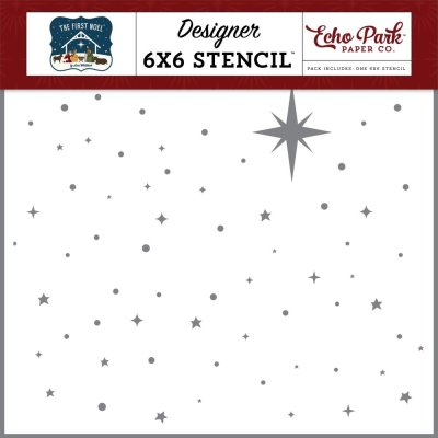 Echo Park 6"x6" Stencil - Holy Night