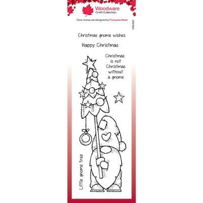 Woodware 8"x2.6" Clear Stamps - Tall Tree Gnome